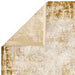 Asiatic kuza border gold Yellow Living Room  Rug.