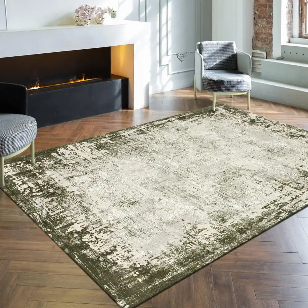 MIYOSHI RUG チェアラグ　GREEN MIYOSHI RUG × KANADEMONO Hand Tufted Chair Rug 2 set