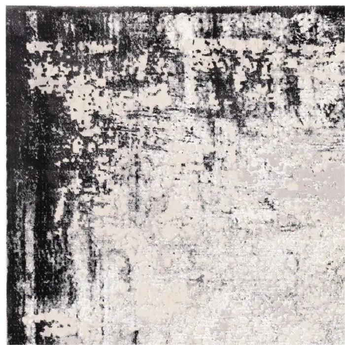 Asiatic kuza border grey Grey Living Room  Rug.