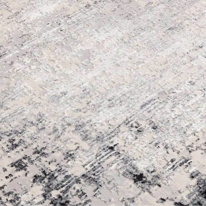 Asiatic kuza border grey Grey Living Room  Rug.