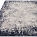 Asiatic kuza border navy Blue, Navy Living Room  Rug.