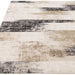Asiatic kuza lines beige Grey, Beige, Multicoloured Living Room  Rug.