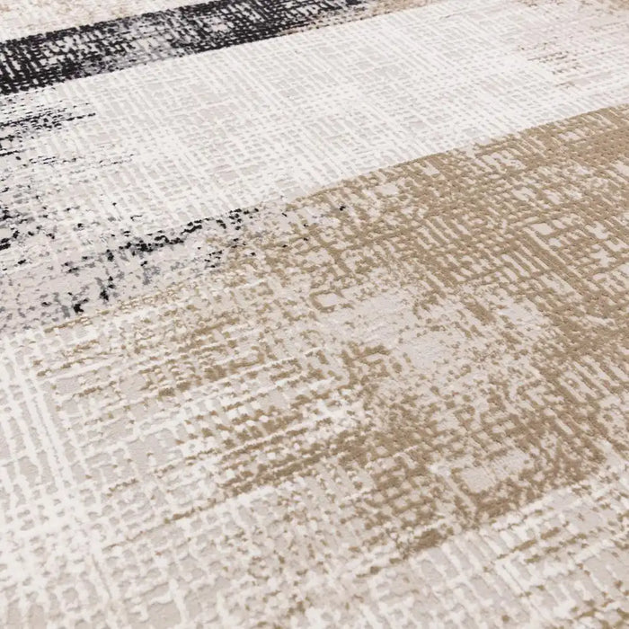 Asiatic kuza lines beige Grey, Beige, Multicoloured Living Room  Rug.
