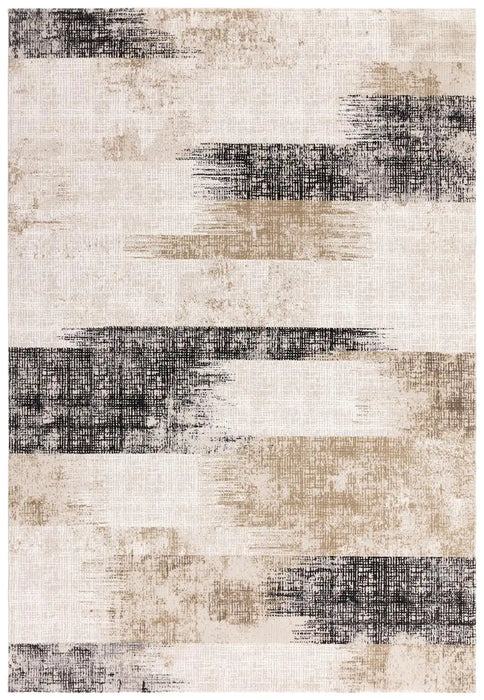 Asiatic kuza lines beige Grey, Beige, Multicoloured Living Room  Rug.