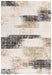Asiatic kuza lines beige Grey, Beige, Multicoloured Living Room  Rug.