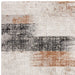 Asiatic kuza lines terracotta Grey, Multicoloured, Orange Living Room  Rug.