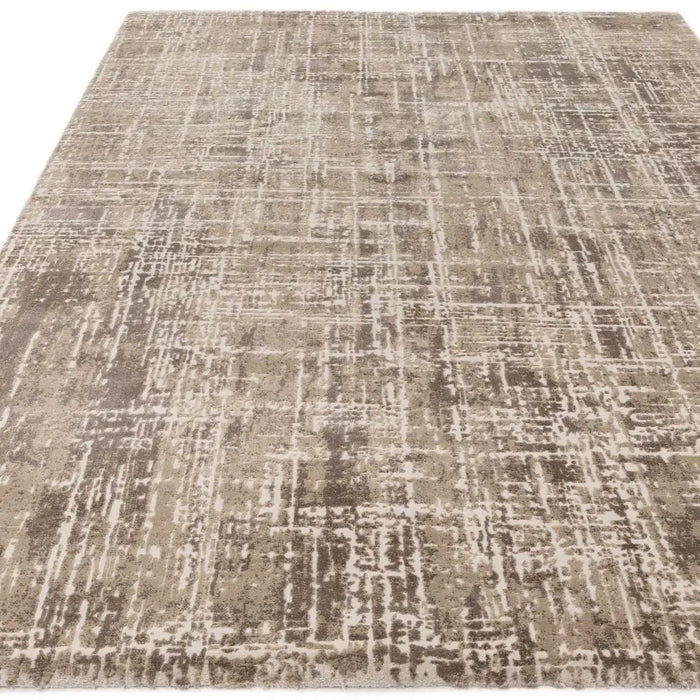 Asiatic kuza abstract beige Beige Living Room  Rug.