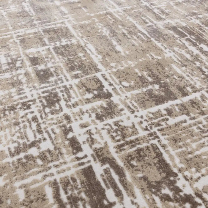 Asiatic kuza abstract beige Beige Living Room  Rug.