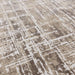 Asiatic kuza abstract beige Beige Living Room  Rug.