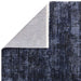 Asiatic kuza abstract navy Blue, Navy Living Room  Rug.