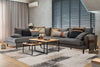 Asiatic kuza lines beige Grey, Beige, Multicoloured Living Room  Rug.