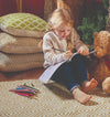 Hug Woven Diamond Gold Rug