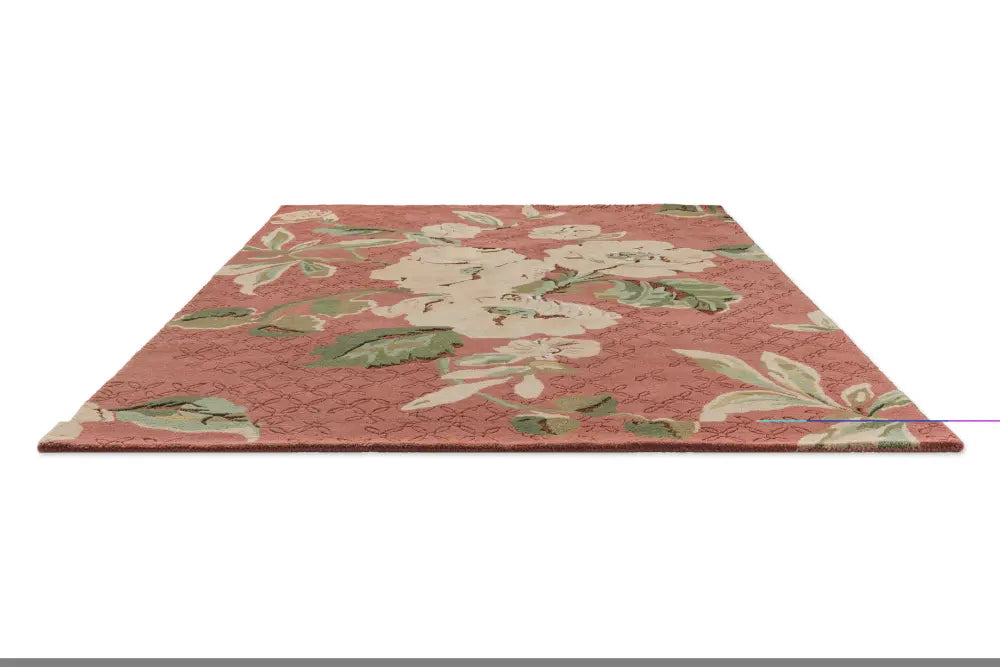 Aylworth Trail Laura Ashley Terracotta Orange 078603 Rug