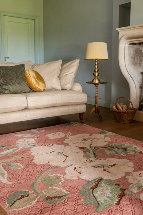 Aylworth Trail Laura Ashley Terracotta Orange 078603 Rug