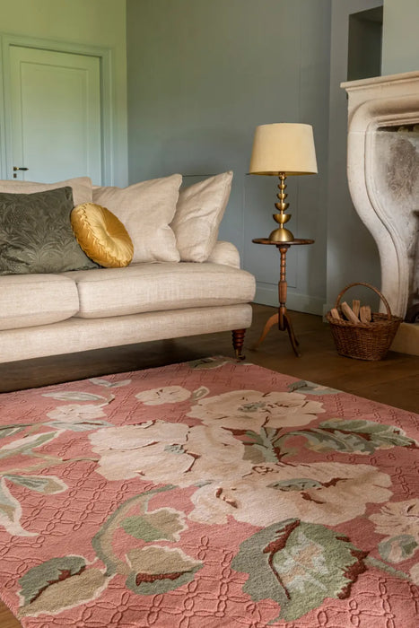 Aylworth Trail Laura Ashley Terracotta Orange 078603 Rug