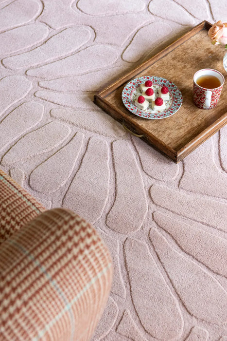Coleby Petals Laura Ashley Chalk Pink 078802 Rug