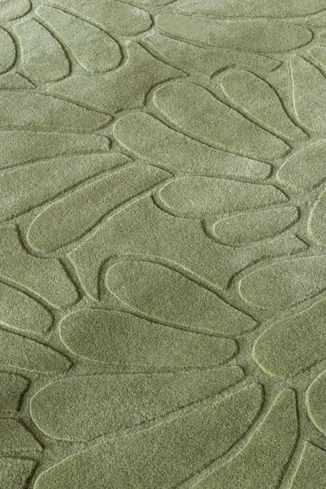 Coleby Petals Laura Ashley Hedgerow Green 078807 Rug
