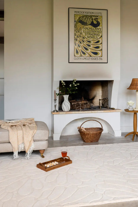 Coleby Petals Laura Ashley Ivory Cream 078809 Rug