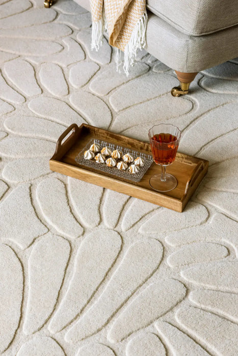 Coleby Petals Laura Ashley Ivory Cream 078809 Rug