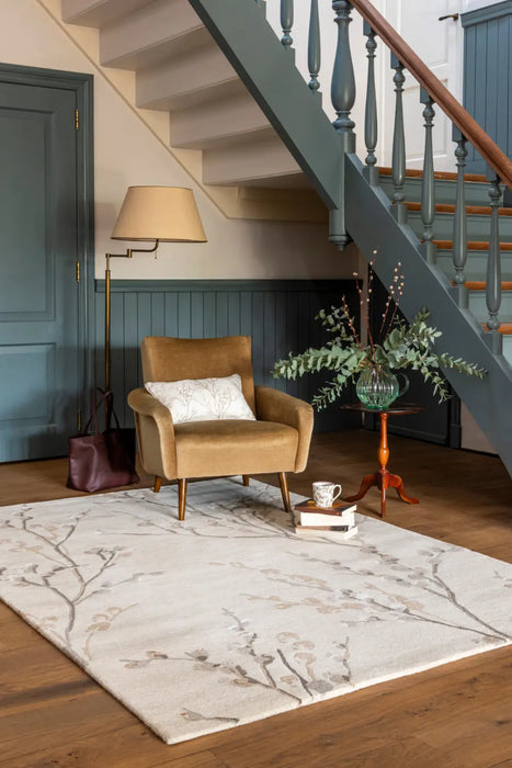Pussy Willow Laura Ashley Dove Grey 079804 Rug