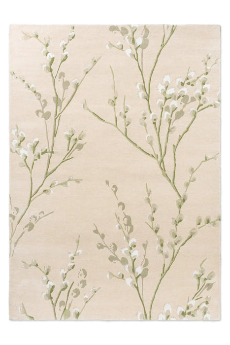Pussy Willow Laura Ashley Hedgerow Green 079807 Rug