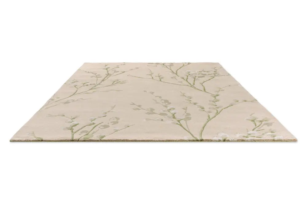 Pussy Willow Laura Ashley Hedgerow Green 079807 Rug
