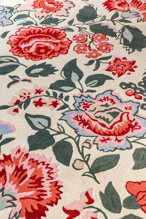 Wendling Floral Laura Ashley Poppy Red 083100 Rug