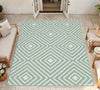 Terrace Outdoor Large Diamond Aqua