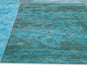 Louis de Poortere vintage multi 8015 azur Blue, Multicoloured Living Room Flat Weave Rug.