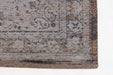 Louis de Poortere fading world medallion 8257 grey ebony Grey, Multicoloured Living Room Flat Weave Rug.