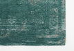 Louis de Poortere fading world medallion 8258 jade Green Living Room Flat Weave Rug.
