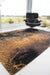 Louis de Poortere mad men cracks 8618 deep mine Multicoloured Living Room Flat Weave Rug.