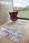 Louis de Poortere atlantic streaks 8714 montauk multi Multicoloured Living Room Flat Weave Rug.