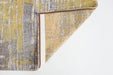 Louis de Poortere atlantic streaks 8715 sea bright sunny Grey, Yellow, Multicoloured Living Room Flat Weave Rug.