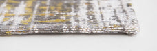 Louis de Poortere atlantic streaks 8715 sea bright sunny Grey, Yellow, Multicoloured Living Room Flat Weave Rug.