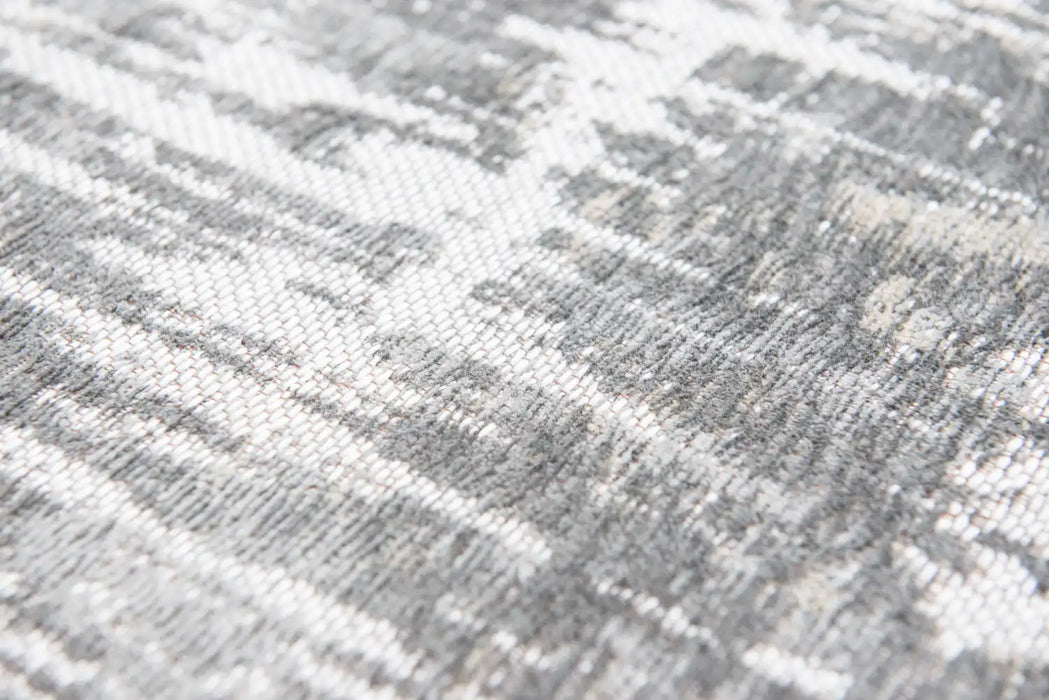 Louis de Poortere atlantic streaks 8716 coney grey Grey Living Room Flat Weave Rug.