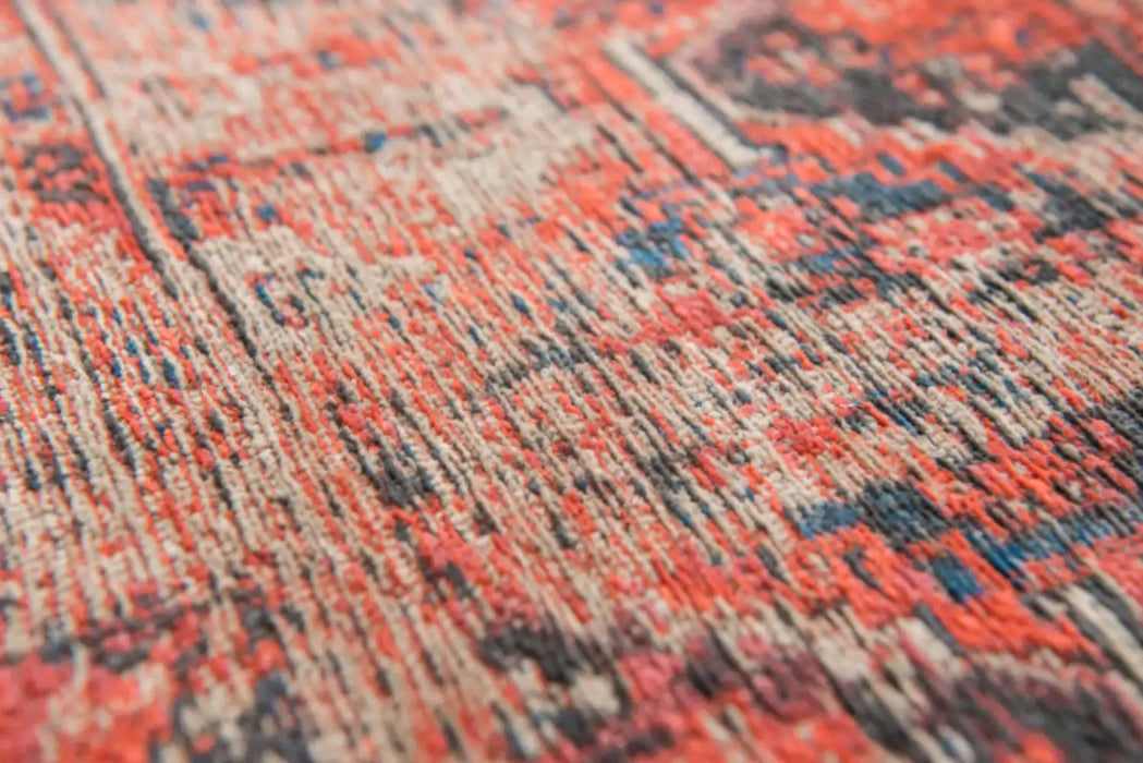 Louis de Poortere antiquarian hadschlu 8719 7 8 2 red Red Living Room Flat Weave Rug.