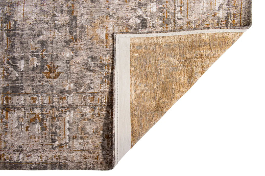 Louis de Poortere antiquarian 8884 ushak suleimangrey Beige Living Room Flat Weave Rug.