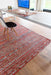 Louis de Poortere antiquarian kilim 9115 fez red Red Living Room Flat Weave Rug.