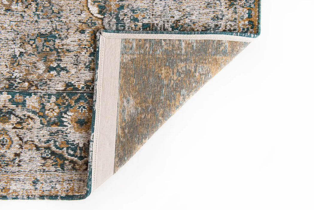 Louis de Poortere antiquarian bakhtiari 9127 fener Multicoloured Living Room Flat Weave Rug.