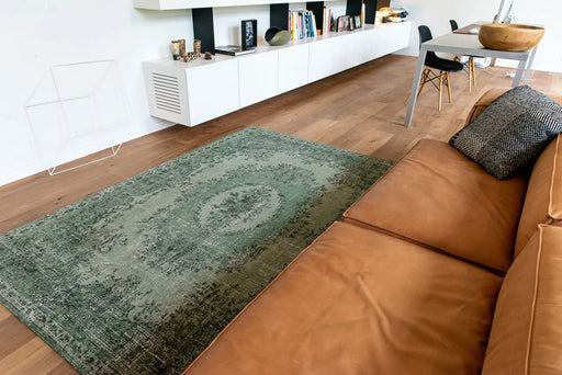 Louis de Poortere palazzo da mosto 9142 este green Green Living Room Flat Weave Rug.