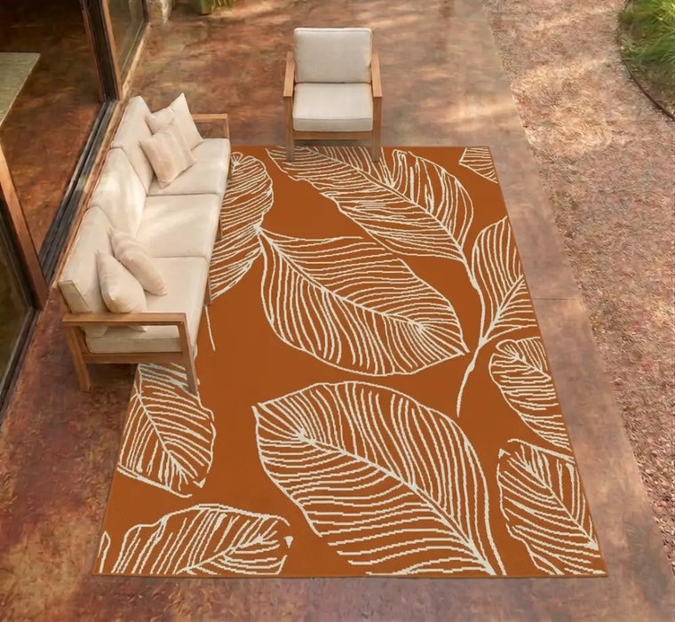 Terrace Outdoor Leaf Terracotta