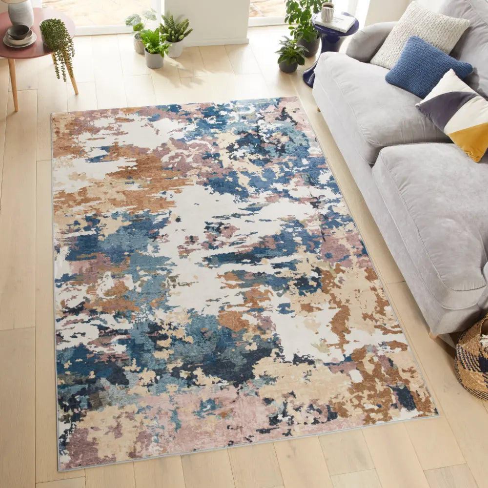LIBERTY LIB110 COBALT Grey Rug — RugsDirect Online
