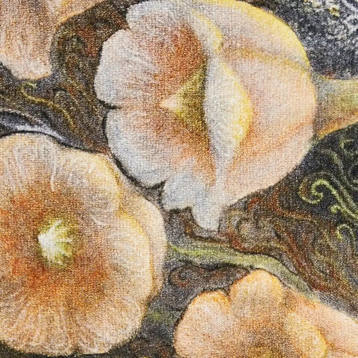 Nourison lida sherafatmand lida5 Multicoloured Living Room Floral Rug.