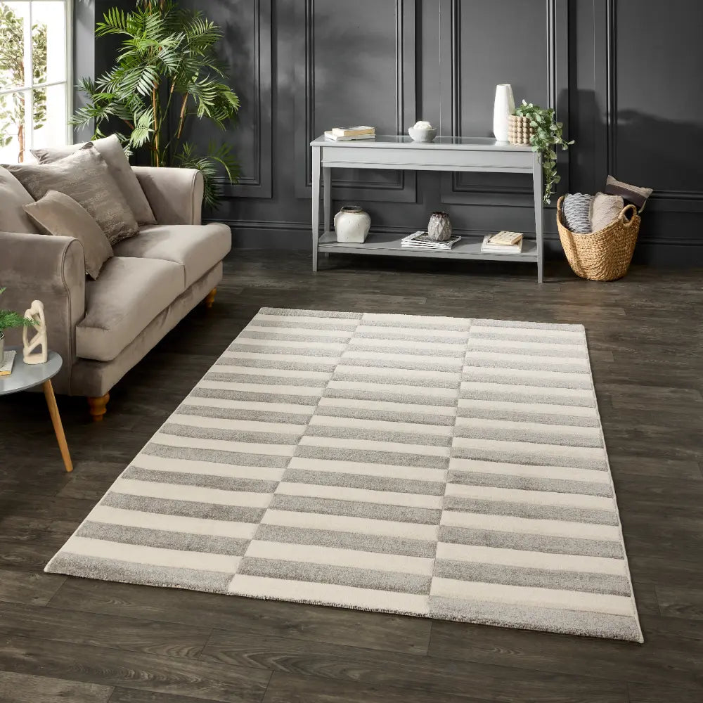Laurence Llewelyn-Bowen Dolce Vita Grey/White Grey Rug — RugsDirect Online