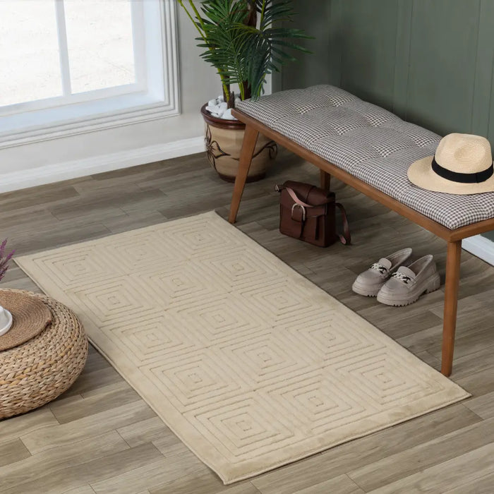SAKURA In- & Outdoor Scandi Modern Beige Rug