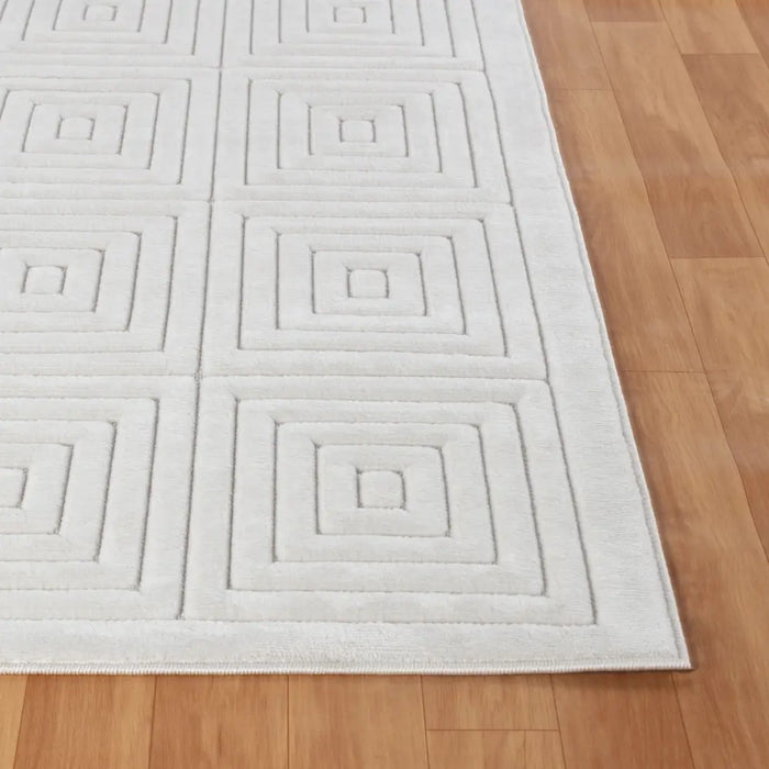SAKURA In- & Outdoor Scandi Modern White Rug