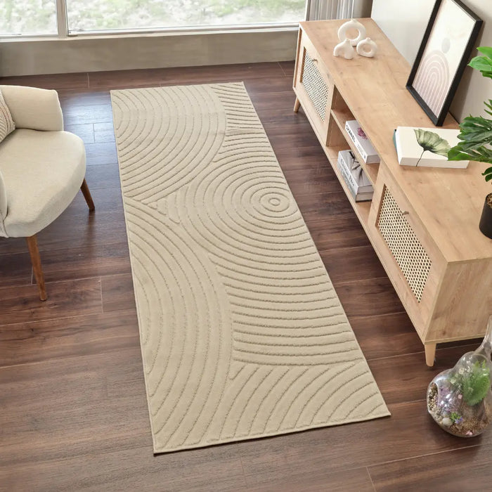 KOANA In- & Outdoor Scandi Modern Beige Rug
