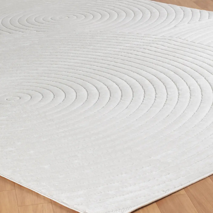 KOANA In- & Outdoor Scandi Modern White Rug