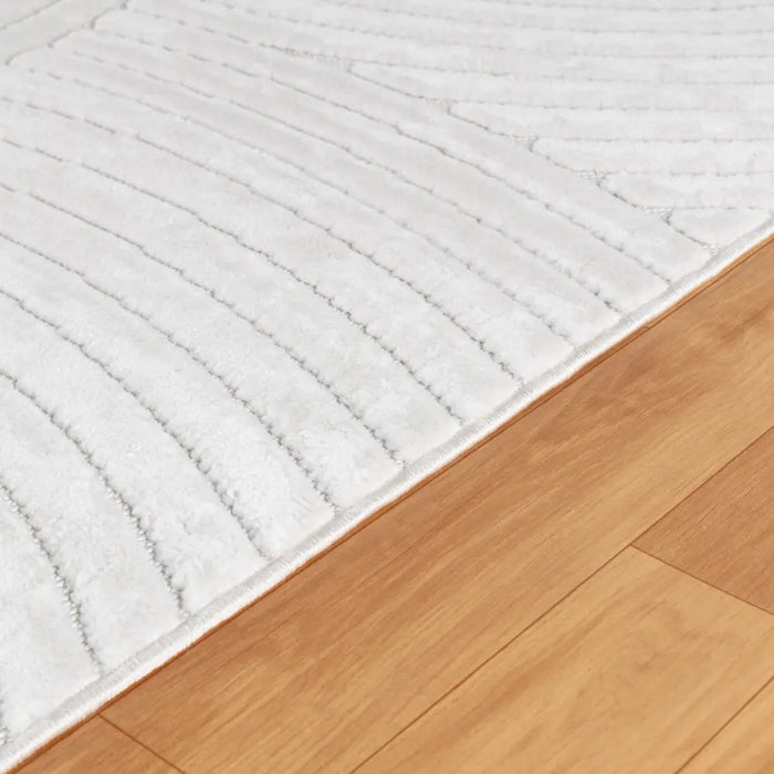 KOANA In- & Outdoor Scandi Modern White Rug